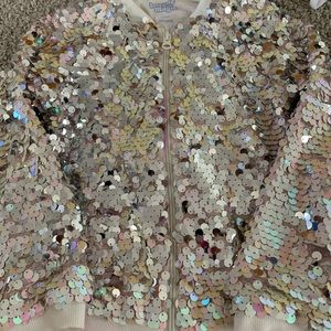 Girls more than magic sequined jacket size 6x